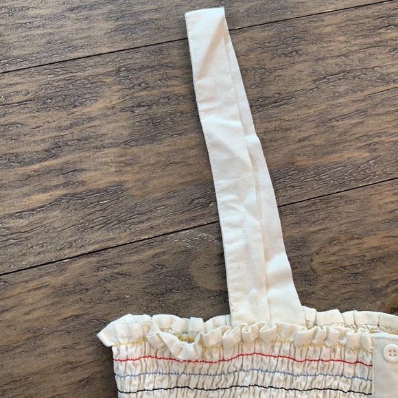 Urban Outfitters Ruffle Button Down Crop Top - Picture 9 of 9